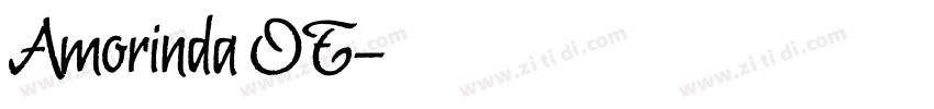 Amorinda OT字体转换